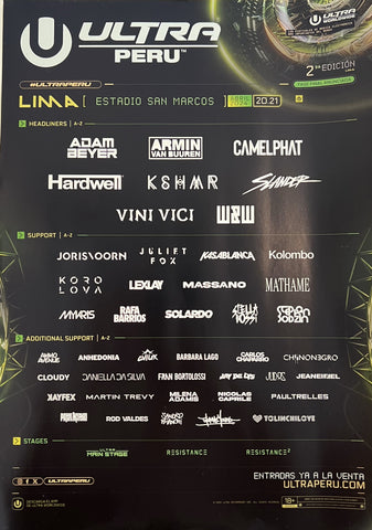 Poster Oficial Ultra Perú 2024